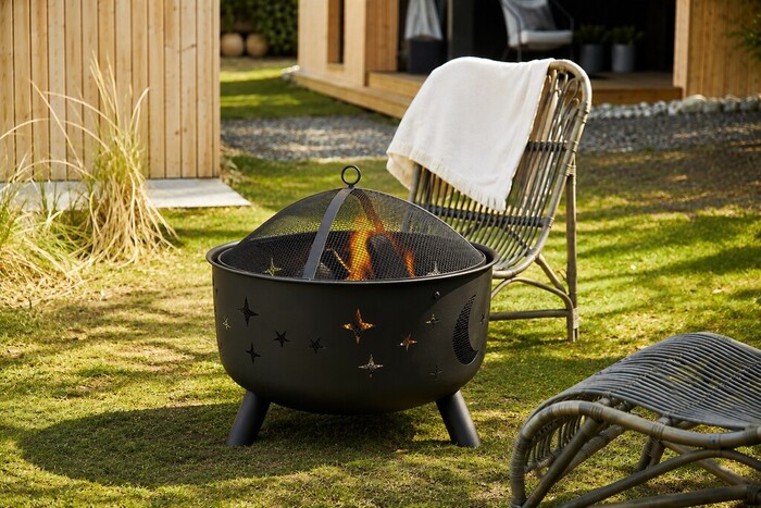 Eldstad Utomhus Moon & Star Ø60 cm Svart Greenhand